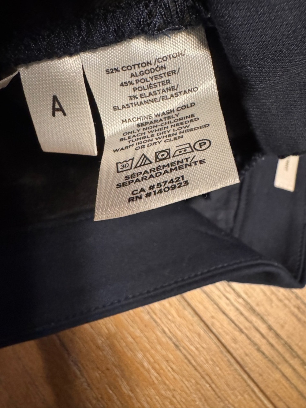 LOFT Navy Skinny Curvy Pants - The Skinny - Picture 6 of 8
